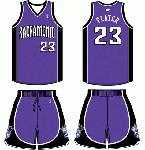 Sacramento Kings Road Uniform National Basketball Association Nba