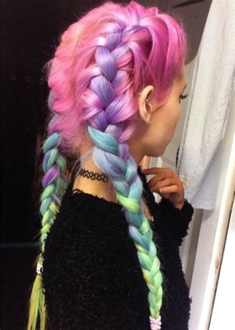 New short hairstyles 2020 fashion trend is a must try hairstyle this year, just choose a new short hairstyle 2020 from many and just go to your hairstylist and ask him to make exactly the same. 10 Gorgeous Rainbow Hairstyles - Hair Color Trends 2020 ...