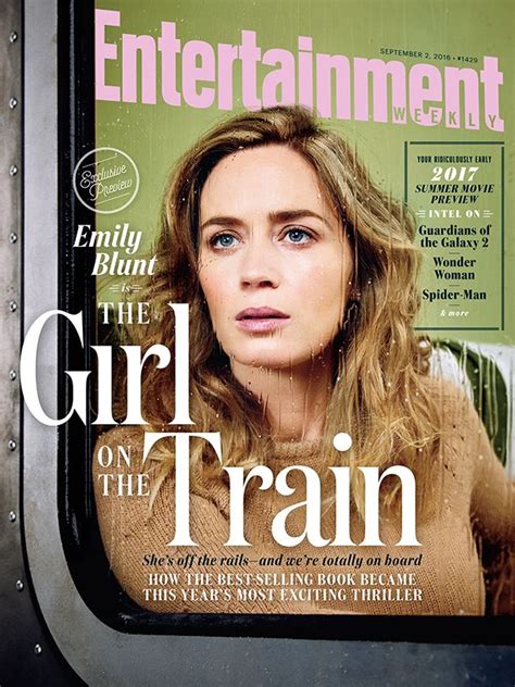 This Weeks Cover Emily Blunt Stars In The Intense Complex Girl On