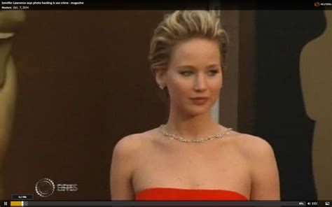 Jennifer Lawrence Says Photo Hacking Is Sex Crime Chicago Tribune