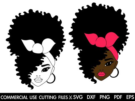 Black Woman Svg Afro Svg Cricut Cut Files Dxf Svgs Images And