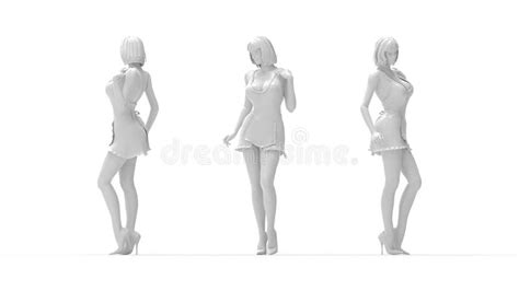 Sexy Woman Lingerie High Heels Stock Illustrations 41 Sexy Woman