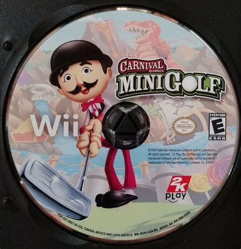 Carnival Games Mini Golf Nintendo Wii 2008 For Sale Online Ebay