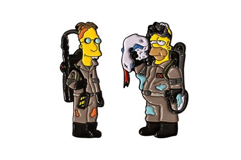 Thumbs Simpsons X Ghostbusters Set 2 Pin Set Ghostbusters The