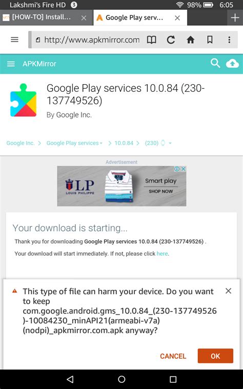 You can download the app google play services for android. Getting Google Play on Amazon Fire HD | Venkatarangan ...