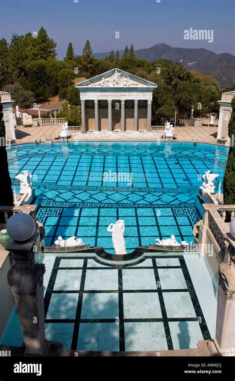 Neptune Pool Hearst Castle San Simeon California USA Stock Photo Alamy
