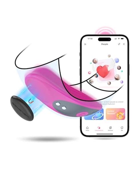 Throne Polly Lovense Ferri Wearable Magnetic Panty Vibrator Long Distance Bluetooth Remote