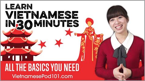 Learn Vietnamese In Minutes All The Basics You Need Youtube
