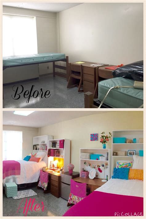 Auburn University Dorm Before And After Dorm Room Shelves Dorm Room