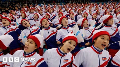 North Korea Cheerleader We Were On The Frontline Bbc News