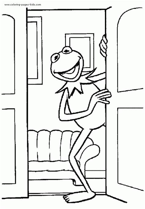 Kermit The Frog Coloring Page Coloring Home