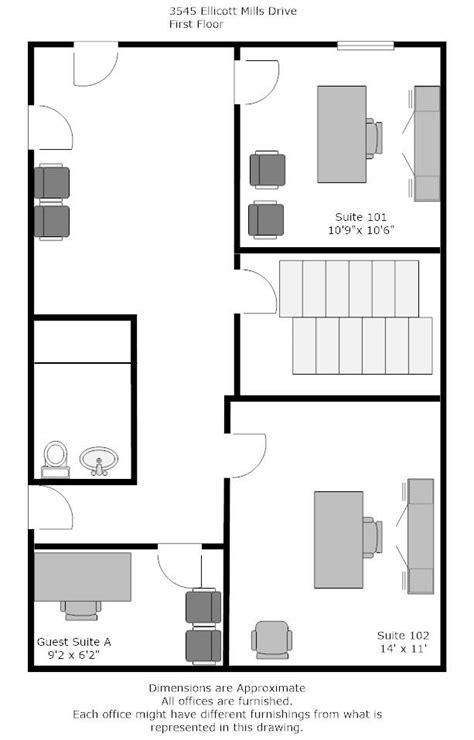 Floor Plans Executive Office Suites Of Ellicott City