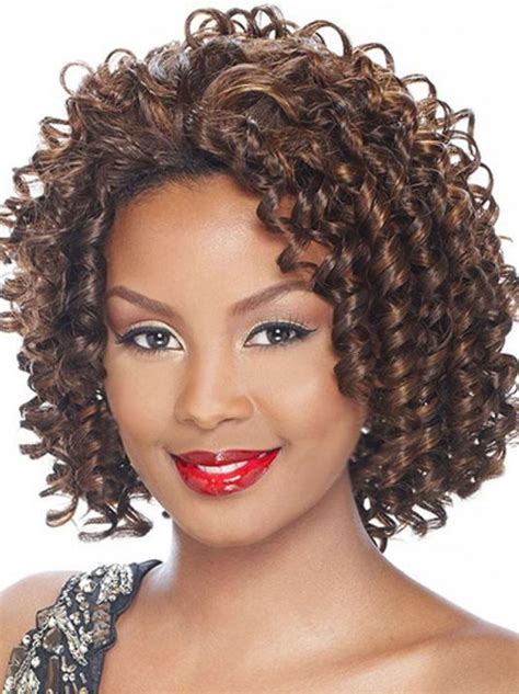 Polite Brown Curly Chin Length Synthetic Wigs And Half Wigs In 2021