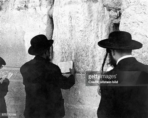 Orthodox Jews Praying At The Wailing Wall 1973 Rudolf Dietrich Photo