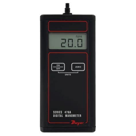 Series 476a And 478a Digital Manometer Can Be Used To Measure Low