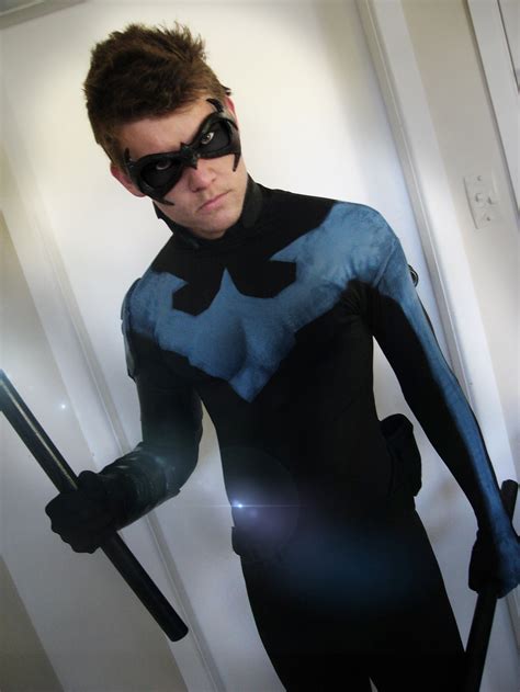 Dick Grayson Nightwing Costume Superhero Cosplay 3456 Hot Sex Picture