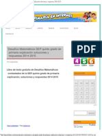 Libros de matematicas para primer grado de secundaria en mexico. Libro De Español Cuarto Grado Contestado Pagina 115 - Libros Favorito