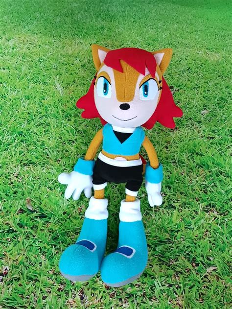 Sally Acorn Plush Sonic Plush Stuffed Animal 14 35 Etsy