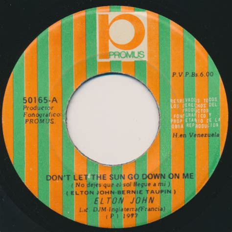 Elton John Don T Let The Sun Go Down On Me Vinyl Discogs