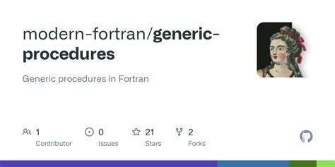 Github Modern Fortrangeneric Procedures Generic Procedures In Fortran