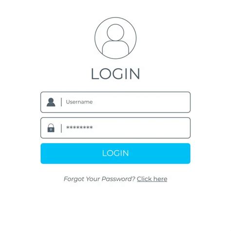 Login Register Form Page Login Registration Forgot Password Screens