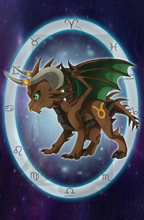 Dragon Zodiac Sign Of Taurus By Anais Thunder Pen On Deviantart