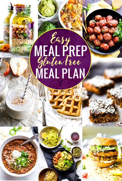 Easy Meal Prep Recipes For A Gluten Free Meal Plan Cotter Crunch
