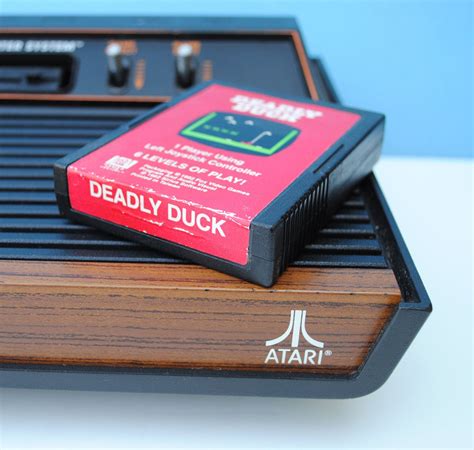 Deadly Duck Atari 2600 Game Cartridge Etsy Atari 2600 Games Atari