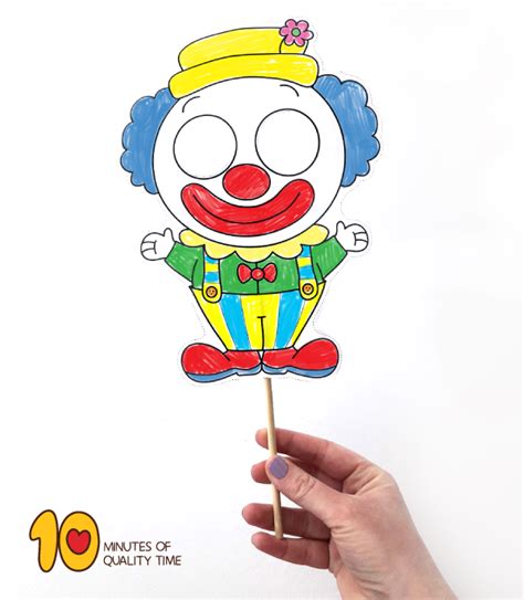 Clown Mask Printable