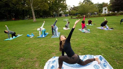 long island outdoor yoga classes to try this fall newsday