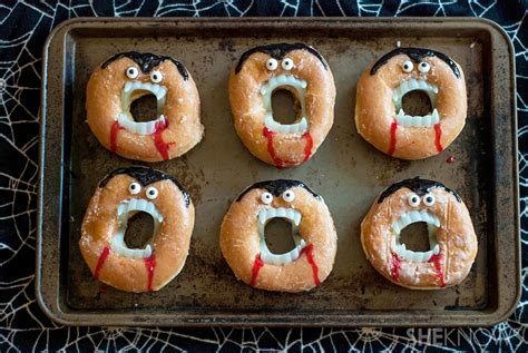 Turn Doughnuts Into A Creepy No Bake Vampire Treat