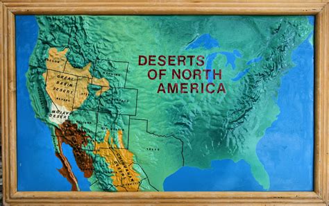 Deserts Of North America This Was A Map That Was On Displa Flickr
