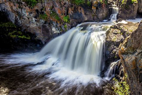 Silky Waterfall In Northern Ontario Canada Photograph By Jeffrey