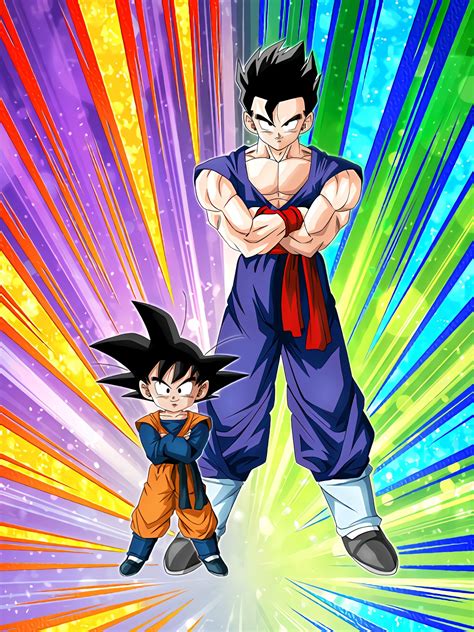 Son Gohan And Goten ️♠️ Sons Of A Great Father In 2020 Dragon Ball