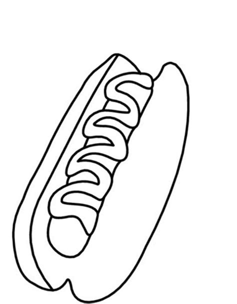 Hot dog coloring pages are a fun way for kids of all ages to develop creativity, focus, motor skills and color recognition. Kolorowanka Hot dog do druku
