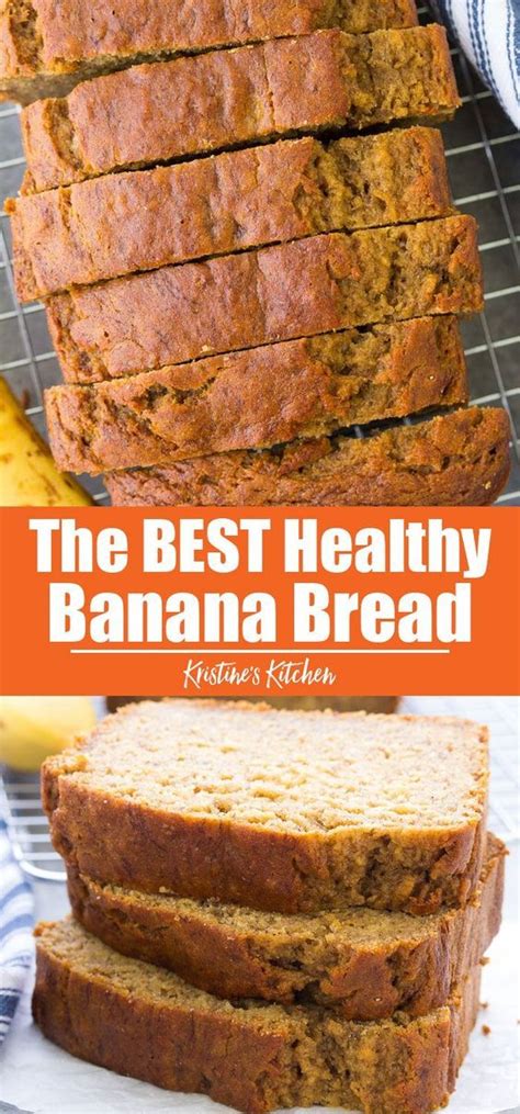 The Best Healthy Banana Bread Recipe! Moist, sweet and ...