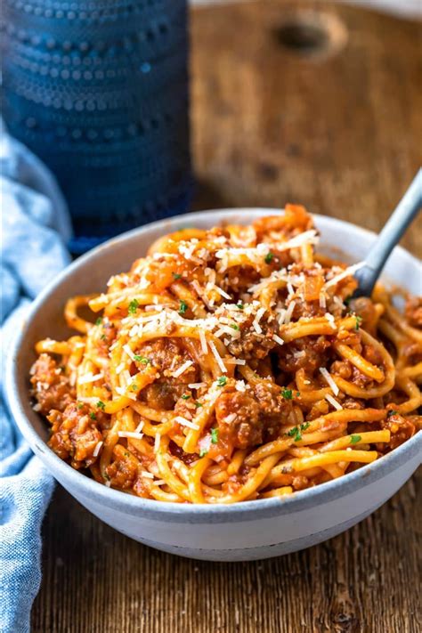 Instant Pot Spaghetti And Meat Sauce I Heart Eating