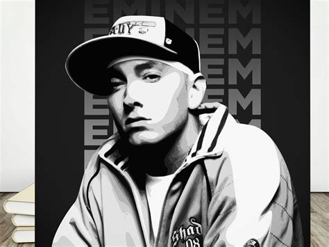 Eminem Print Digital Canvas Poster Digital Download Poster Etsy