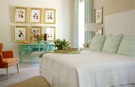 20 Lovely Peach And Mint Interior Designs Sophisticated Bedroom