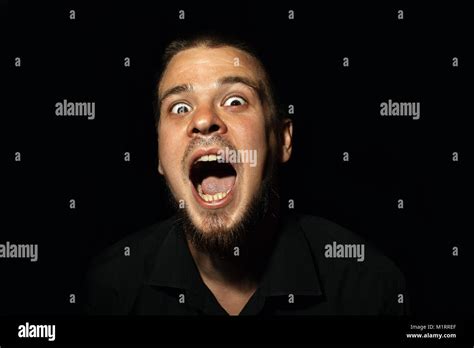 Angry Face Shouting Male Hi Res Stock Photography And Images Alamy