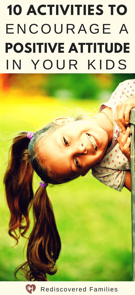 11 Activities To Encourage A Positive Attitude In Your Kids Free