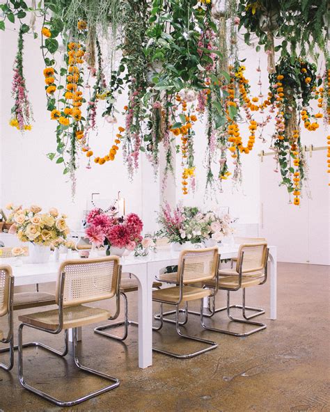 Love Is In The Air Hanging Floral Installation Ideas For The Wedding
