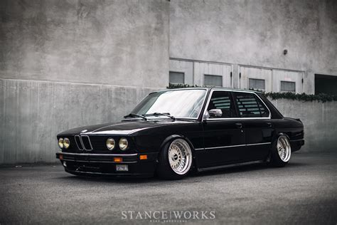 Stanceworks Revisits Riley Stairs Bmw E28 “540i” Stanceworks