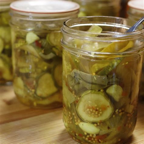 Canned Sweet And Spicy Pickle Recipe Schneiderpeeps