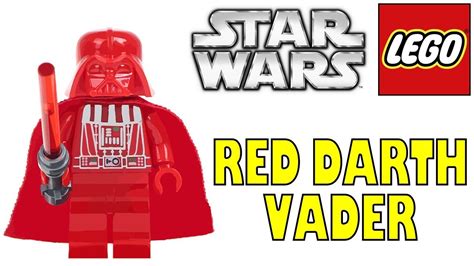 Lego Star Wars Red Darth Vader Custom Minifigure Review Youtube