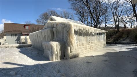 Webster Homes Made Into Ice Palaces