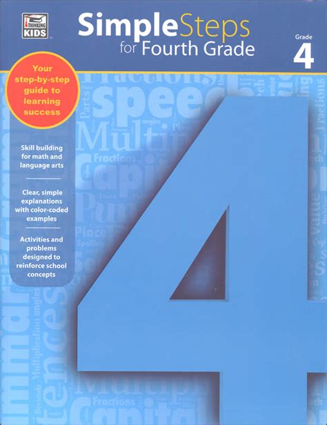 Simple Steps For Fourth Grade Workbook Thinking Kids 9781483826745