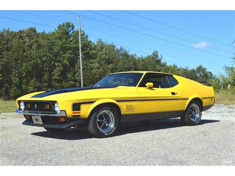 1972 Ford Mustang Mach 1 For Sale Cc 1030090