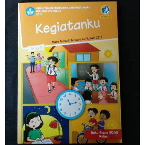 Jual Buku Tematik Sd K13 Kelas 1 Tema 3 Revisi 2017 Kegiatanku