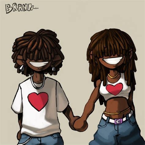 ʙʀᴀɴɴ Br4nn Twitter Black Couple Art Black Love Art Black